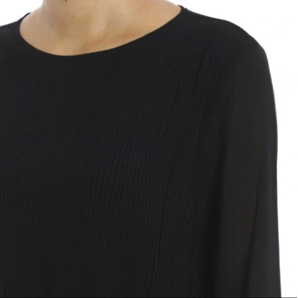 Michael Kors Black Pleated Blouse - Picture 5 of 10
